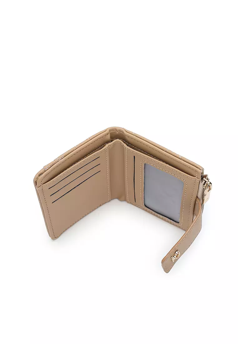 Women's Short Wallet / Purse - Khaki