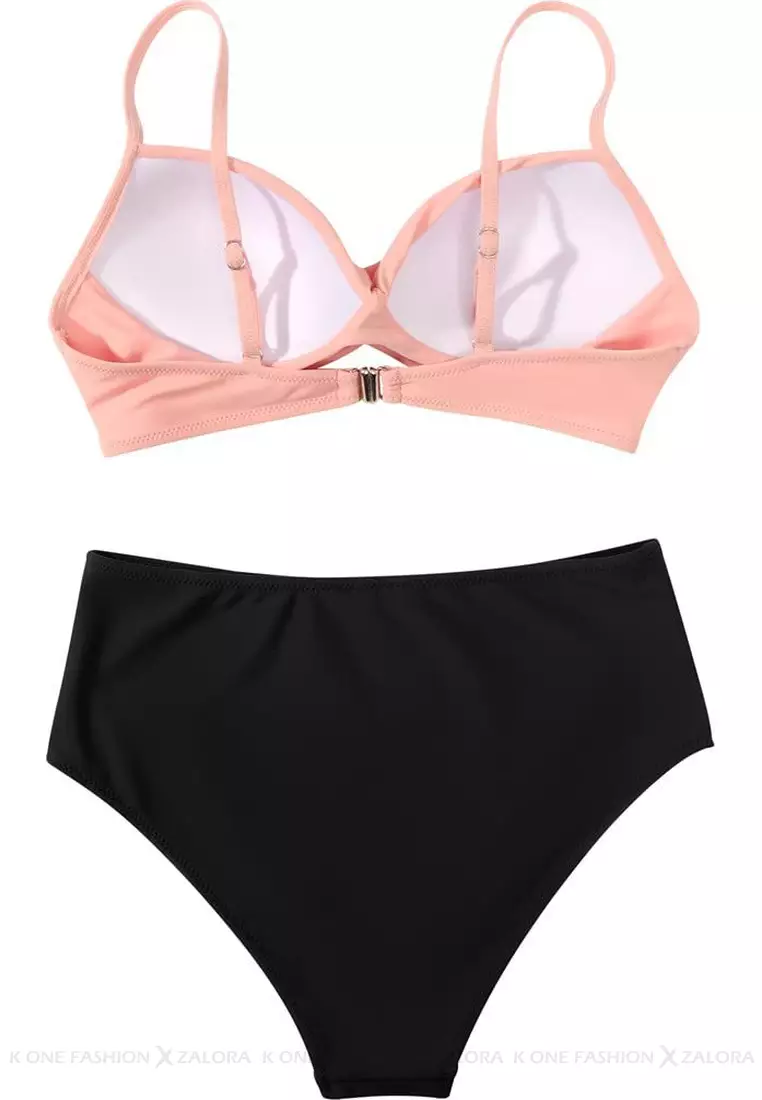 (2pcs)Sexy Suspender Bikini Swimsuit