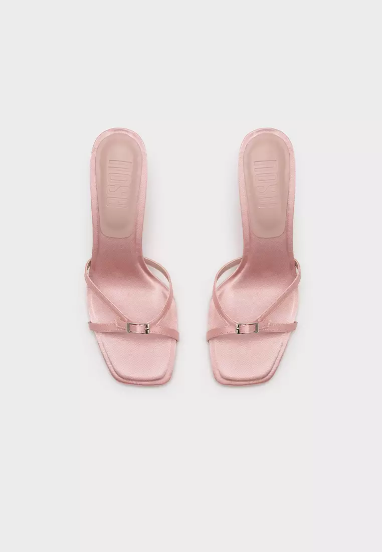 CLOUDFOAM SQUARE TOE STILETTO HEEL SLIDE