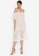 ZALORA OCCASION white Cold-Shoulder Corded Lace Midi Dress 79351AAB1EB446GS_4