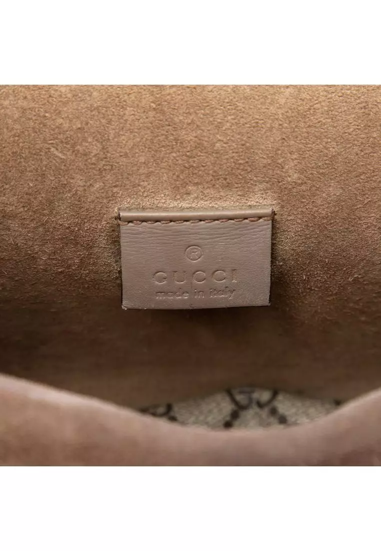 Pre-Loved Gucci Small Gg Supreme Dionysus Crossbody