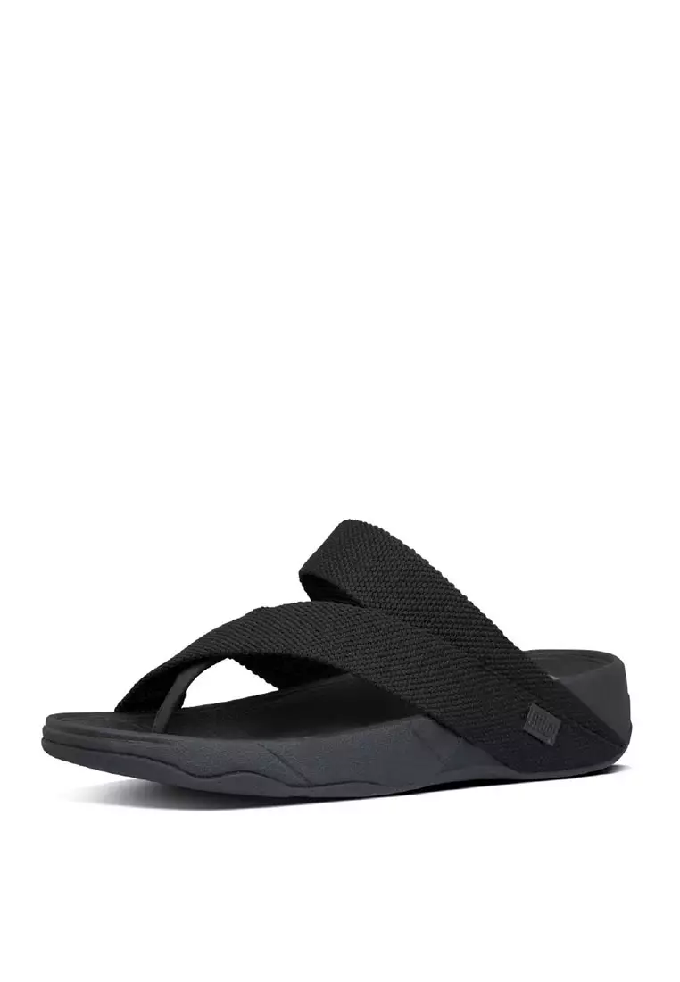Buy FitFlop FitFlop SLING Men's Weave Toe-Post Sandals All Black