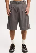 Charcoal Pinstripe