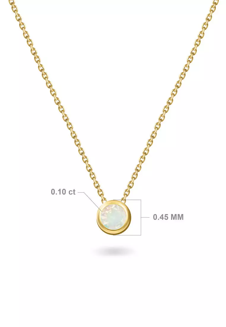 White gold birthstone necklaces sale