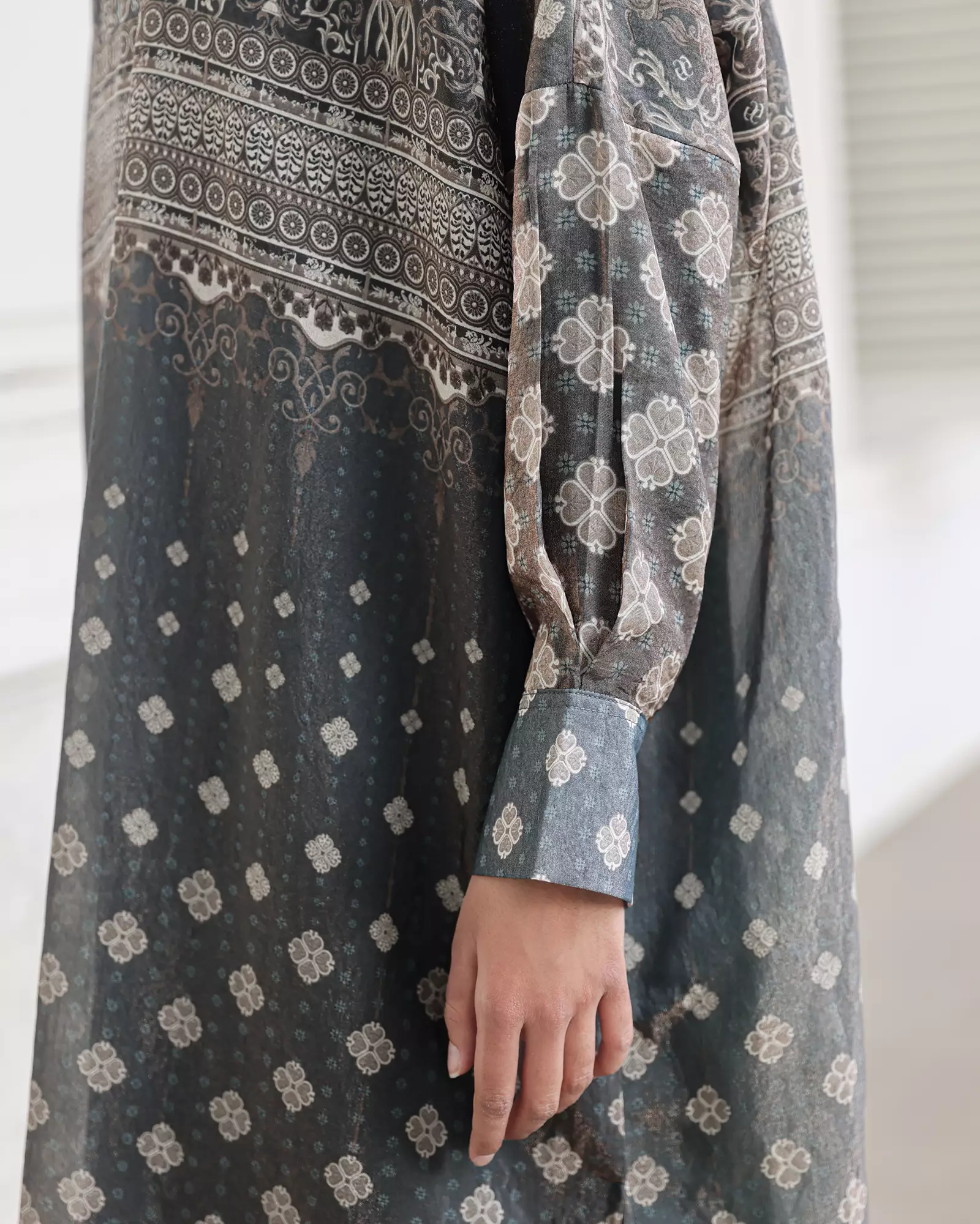 Geulis.id SERADIA KAFTAN SET / KAFTAN WANITA / BAJU LEBARAN - EMERALD