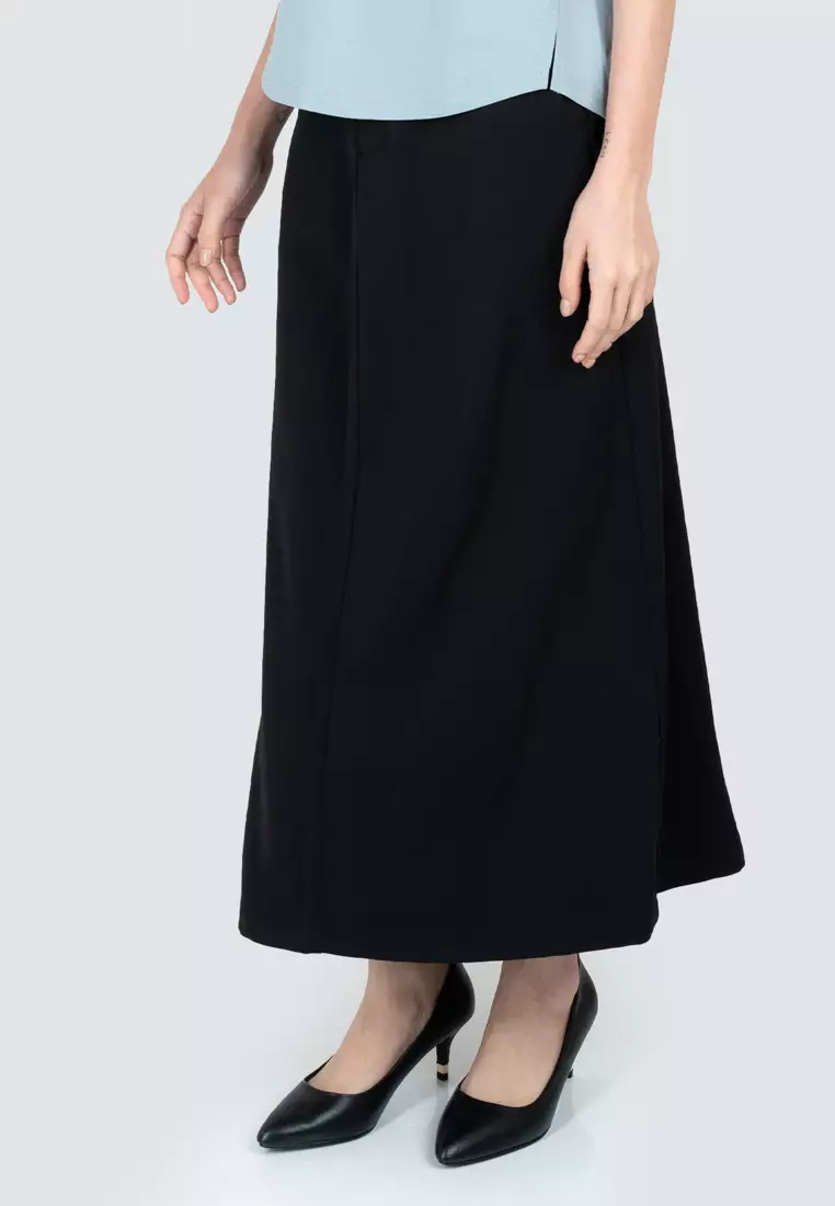 Polo Haus - Women’s A Line Long Skirt WBLS001
