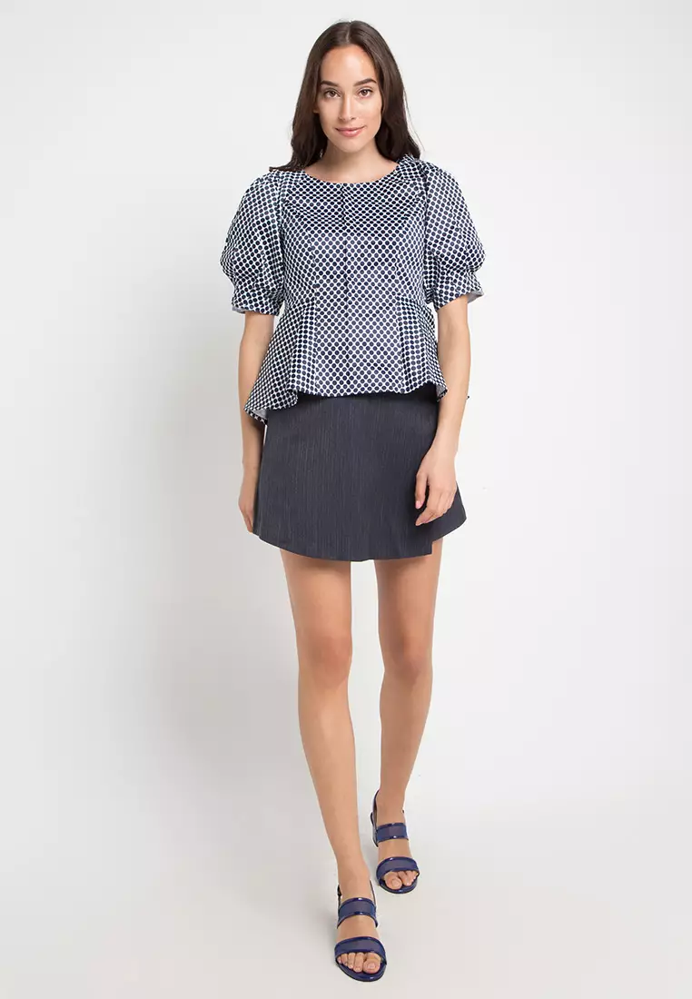 Blouse With Balloon Sleeves