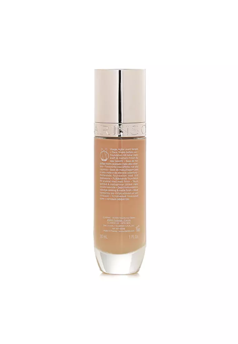CLARINS - 絲滑透薄精華粉底液 - # 108.5W 30ml