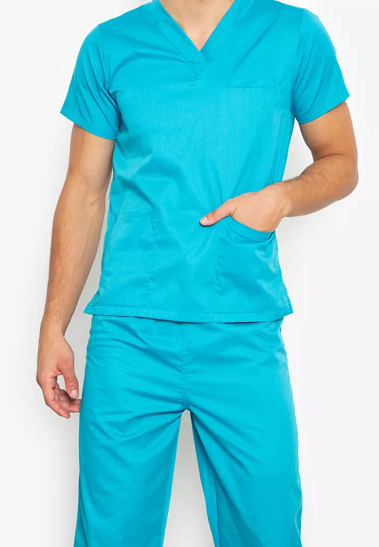 Buy INTAL GARMENTS ScrubSuit Medical Doctor Nurse Uniform V-Neck 2024 ...