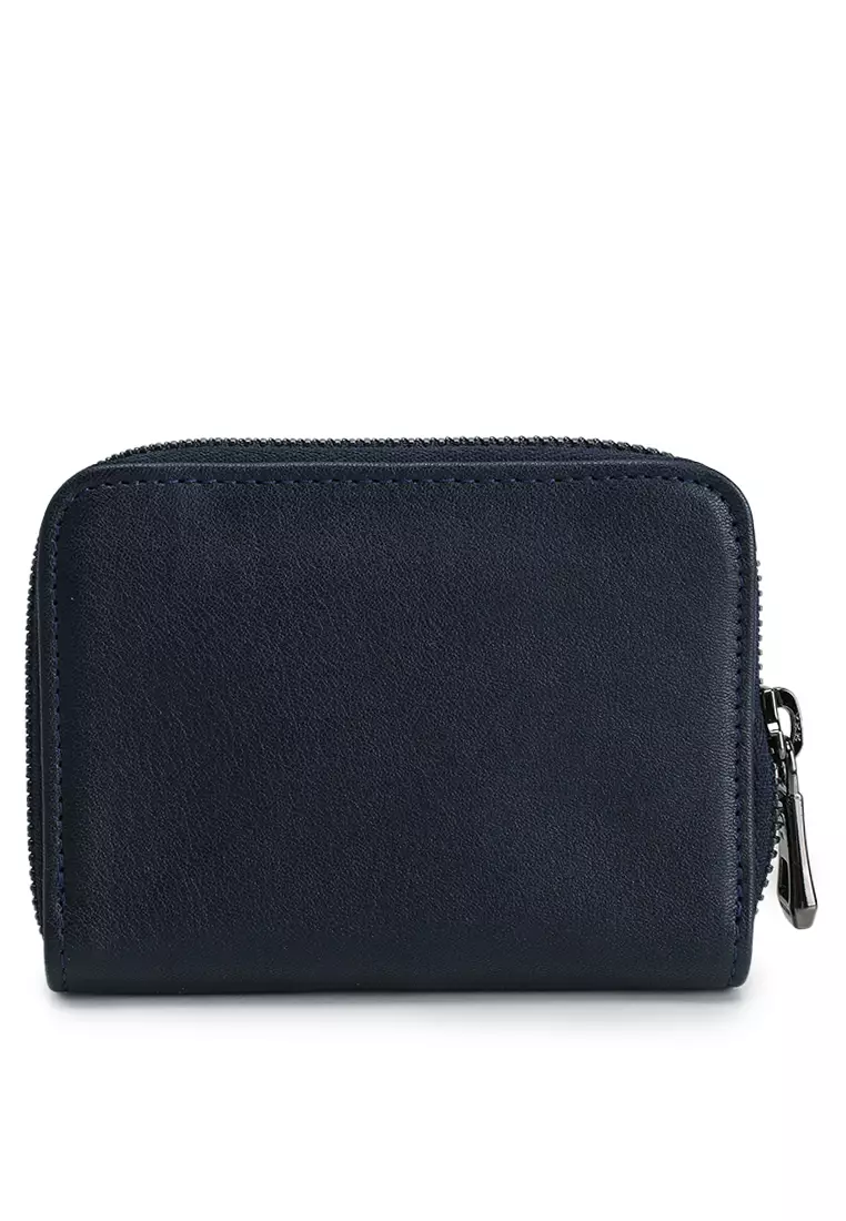 Le Pliage Cuir Zipped Card Holder (tr)