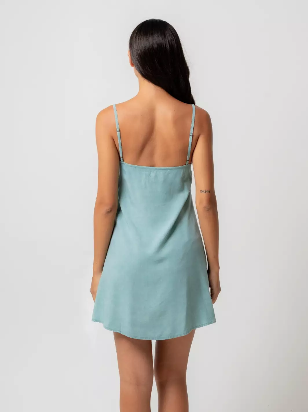 Comber Dress Vintage Seafoam