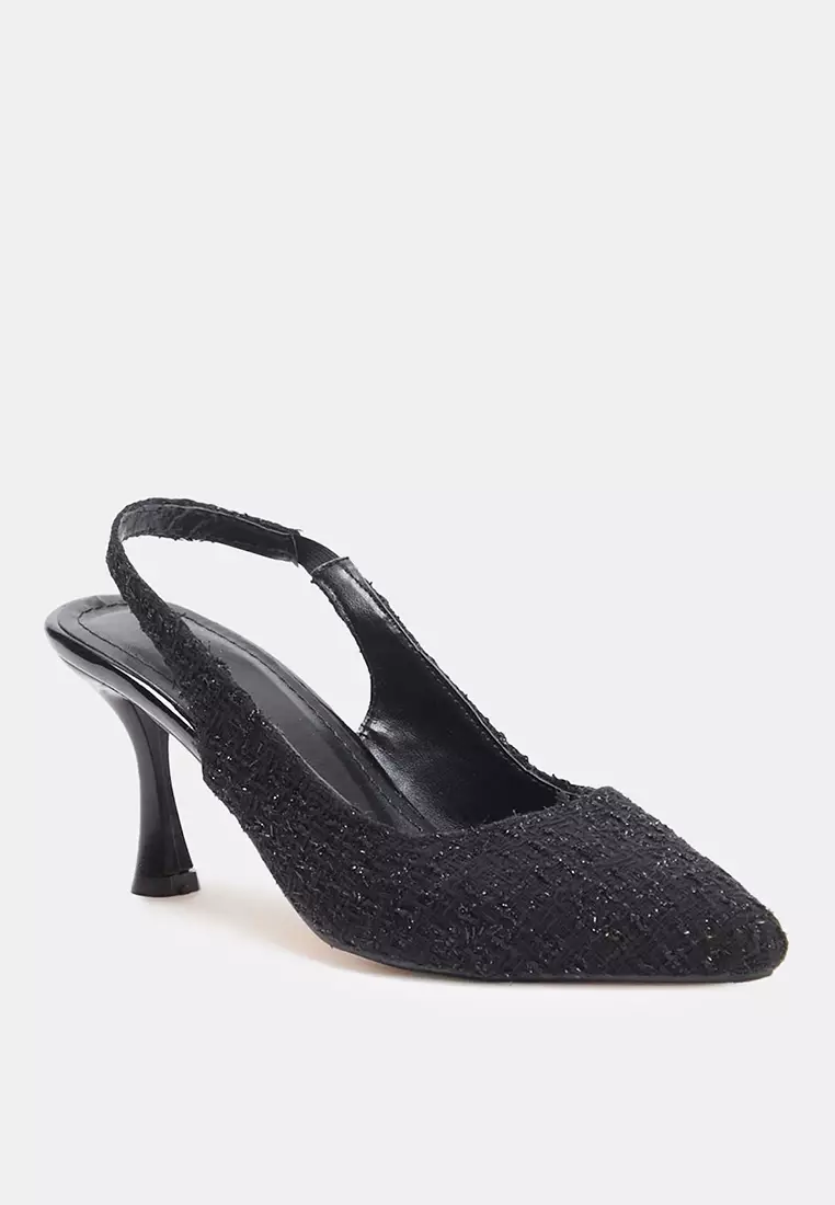 Women's Tweed High Heels