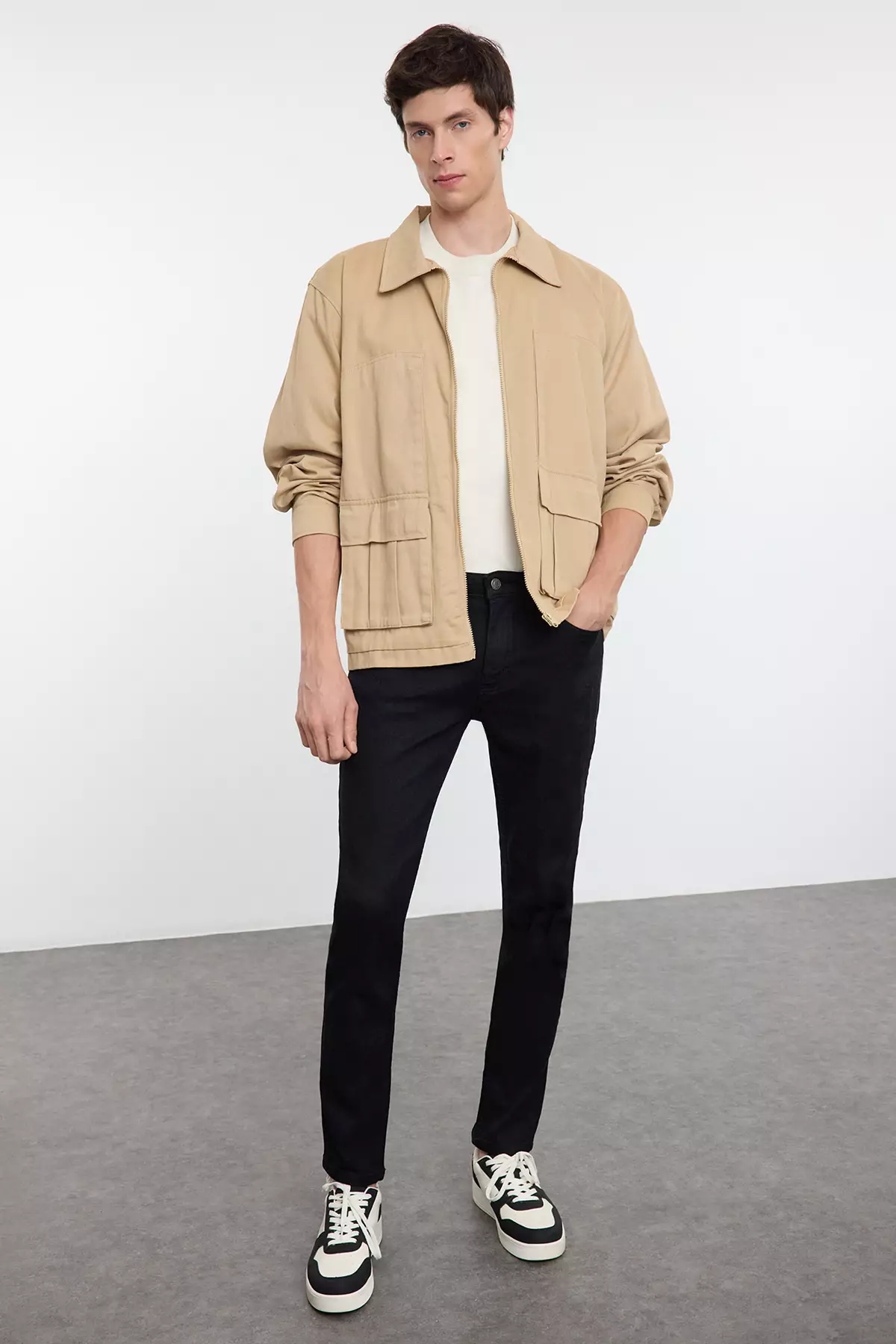 Mid Waist Skinny Jeans