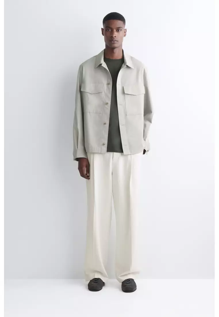 RELAXED COTTON OVERSHIRT