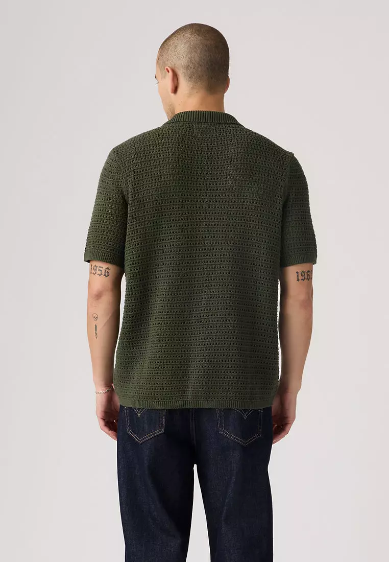 Jual Levi's Levi's® Men's Sweater Knit Shirt (004PD-0002) Original