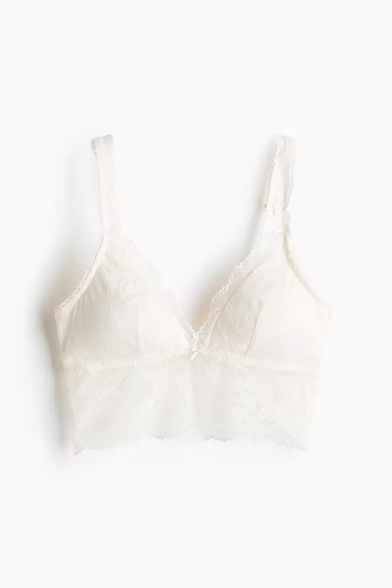 Padded lace bralette