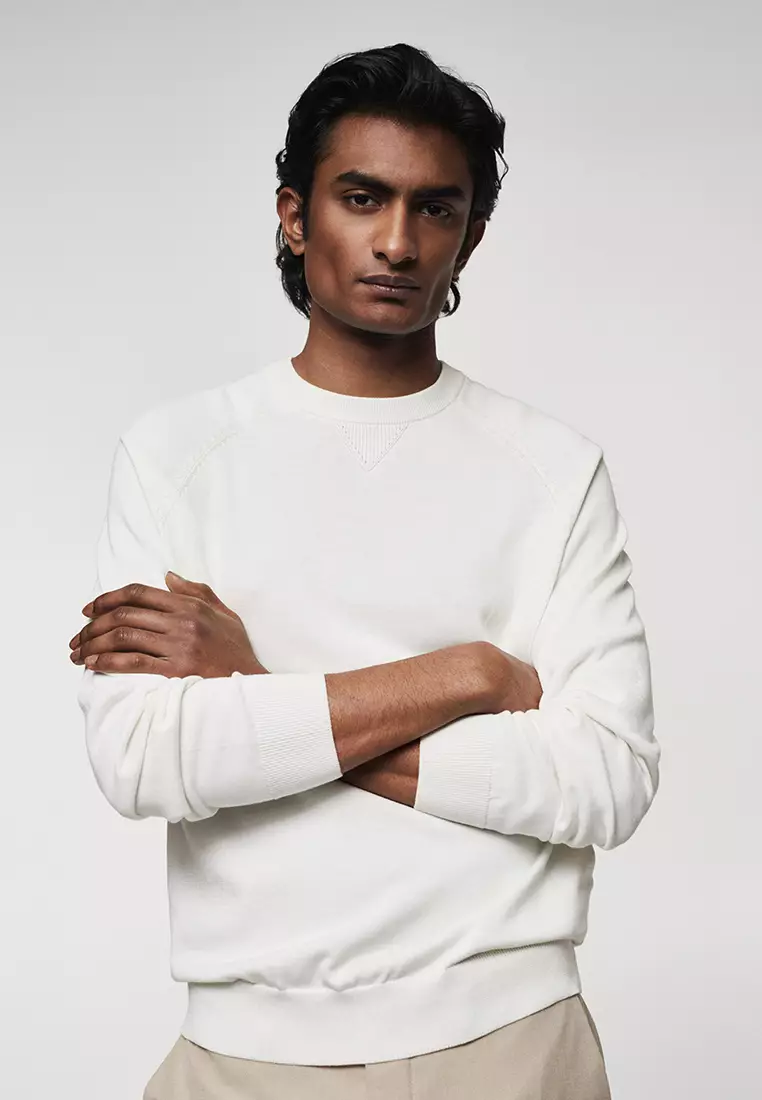 Buy MANGO Man Fine Knit Cotton Sweater 2024 Online ZALORA Singapore