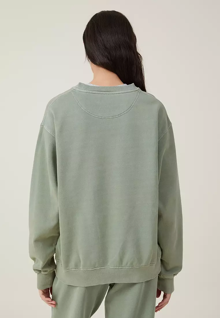 Buy Cotton On Classic Washed Crew Sweatshirt 2024 Online ZALORA