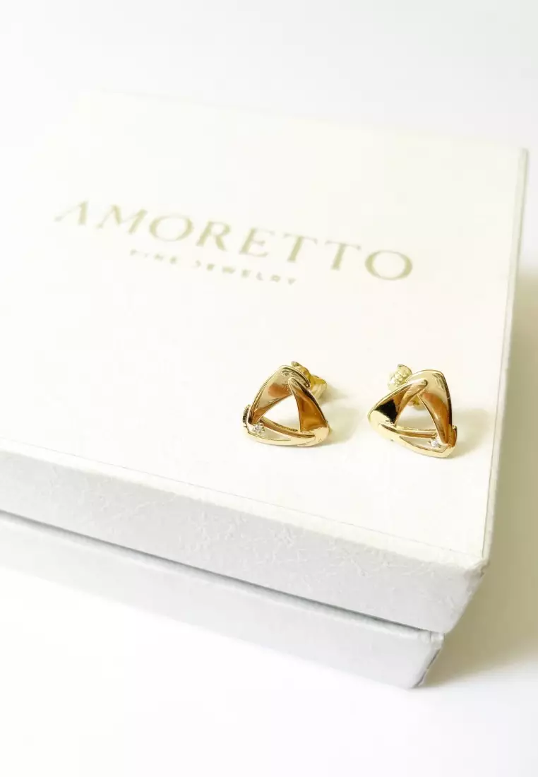 La Cocca 18K Gold Stud Earrings