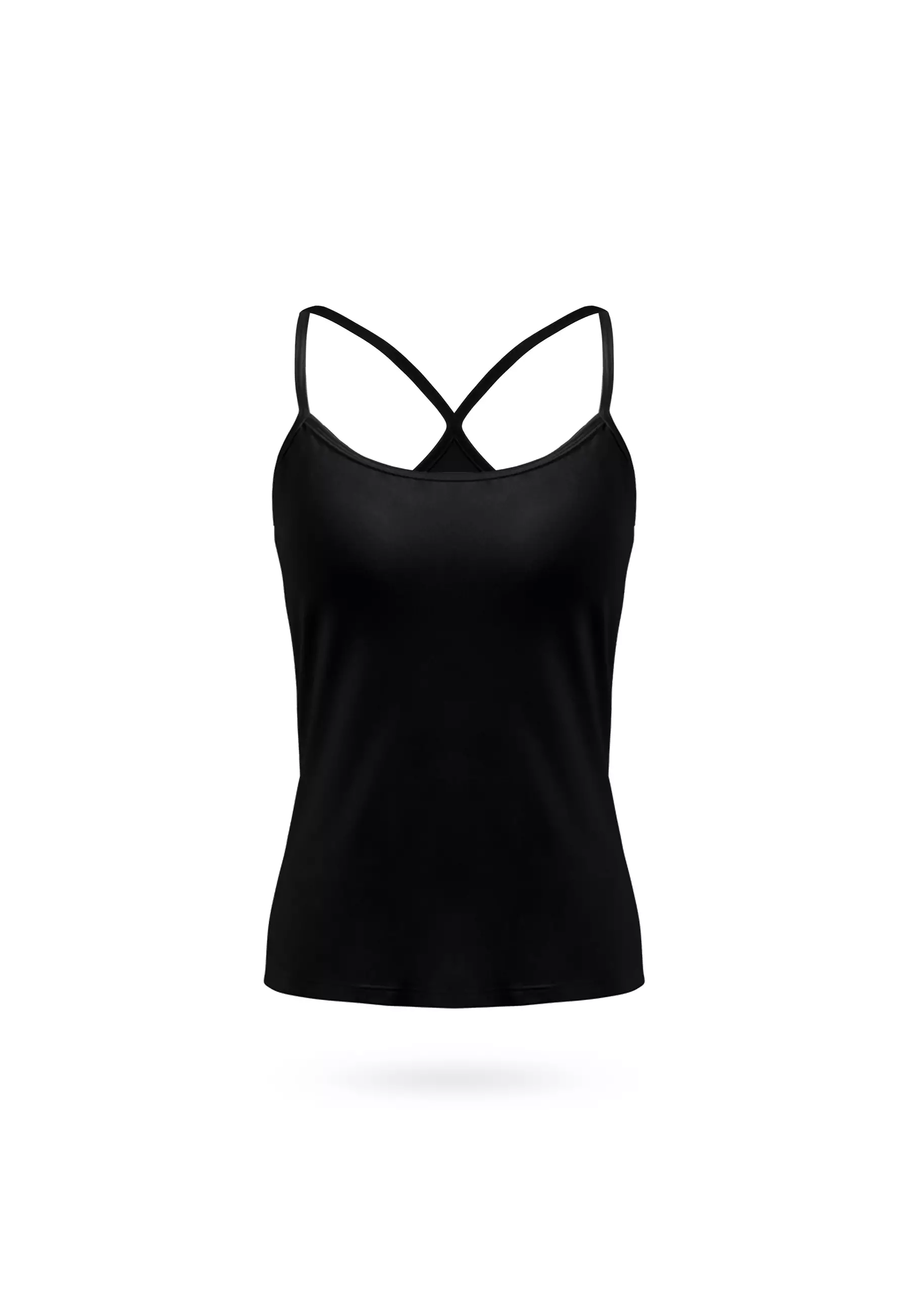 You’ve ( YouHave ) Tanktop Singlet Wanita Tali Kecil Spageti Spaghetti Silang Belakang Tangtop Singlet Perempuan 700031