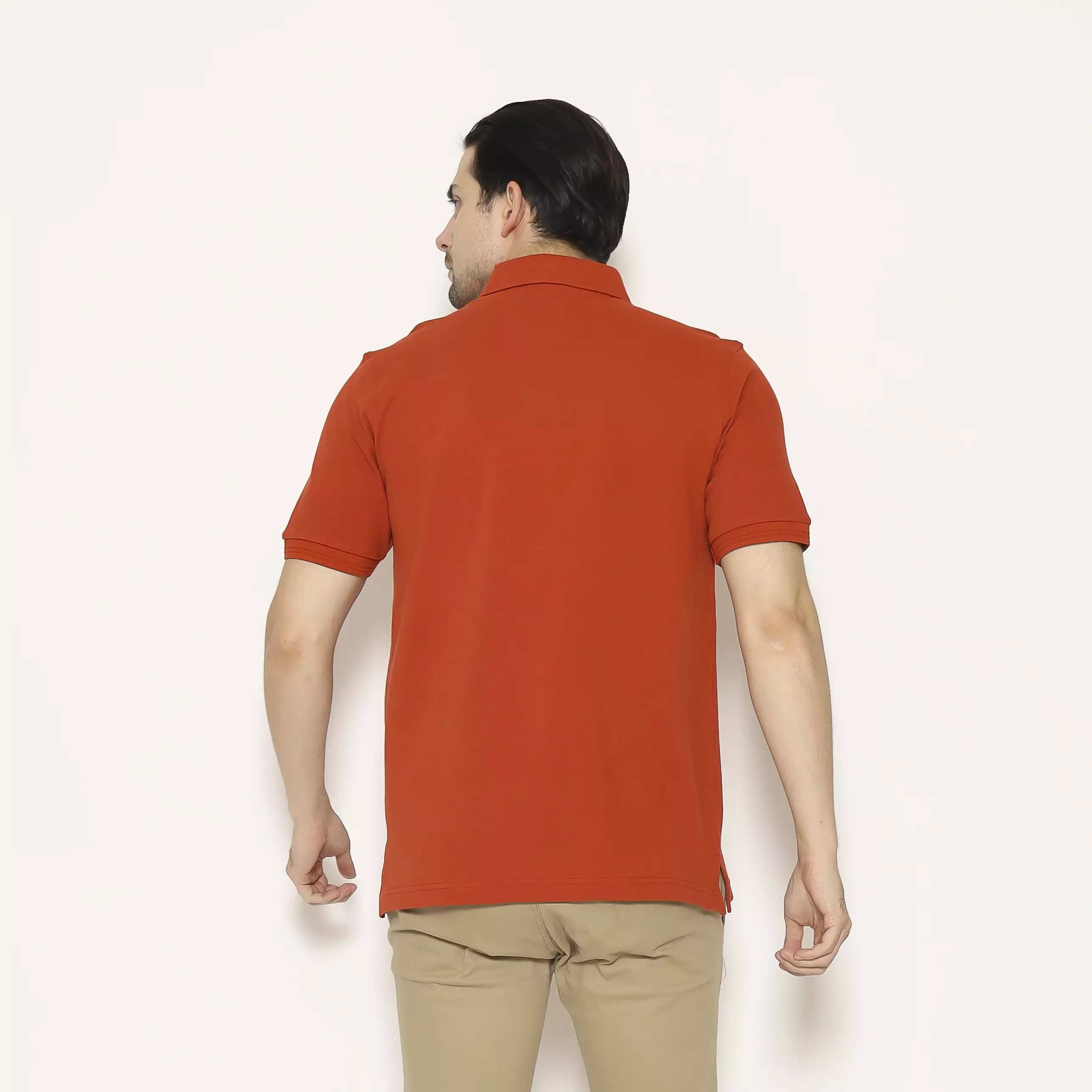 AMK Kaos POLO Solid Lengan Pendek PS ASUKA S/S Terracota