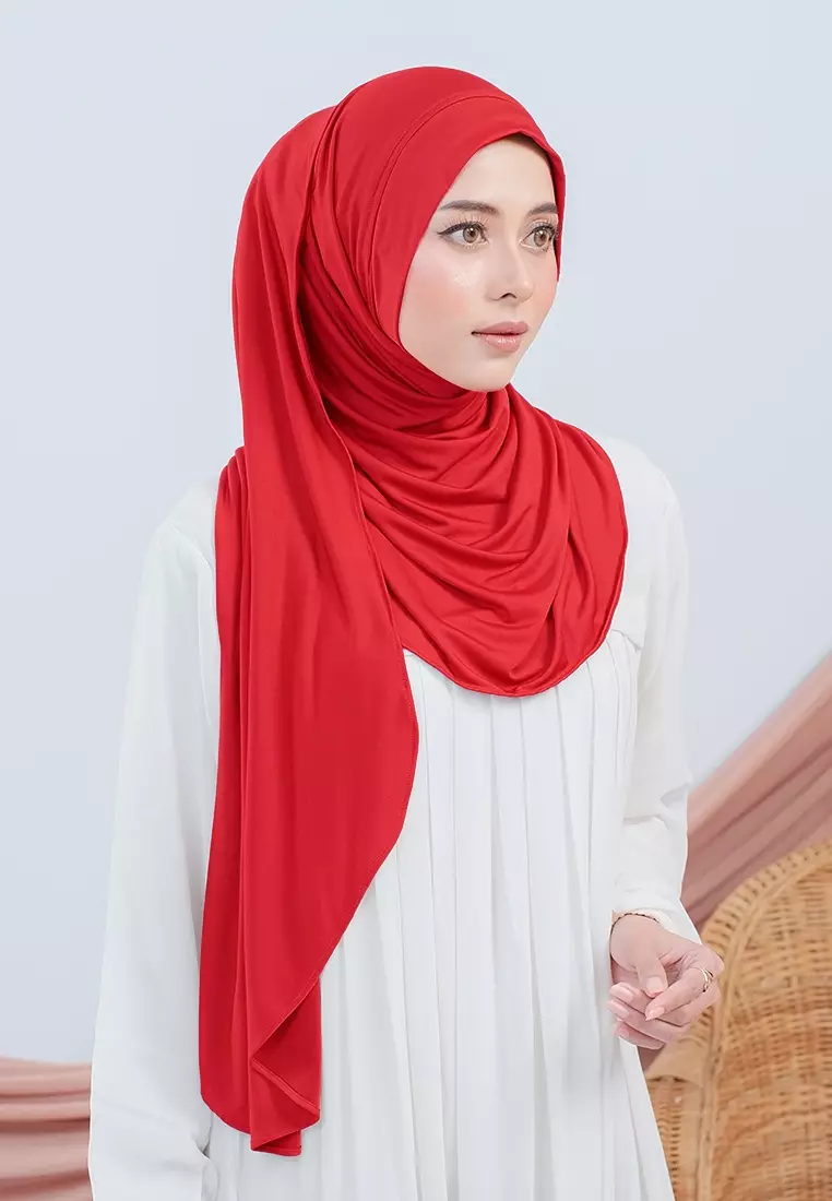 HIJAB INSTAN FAYZA - RED