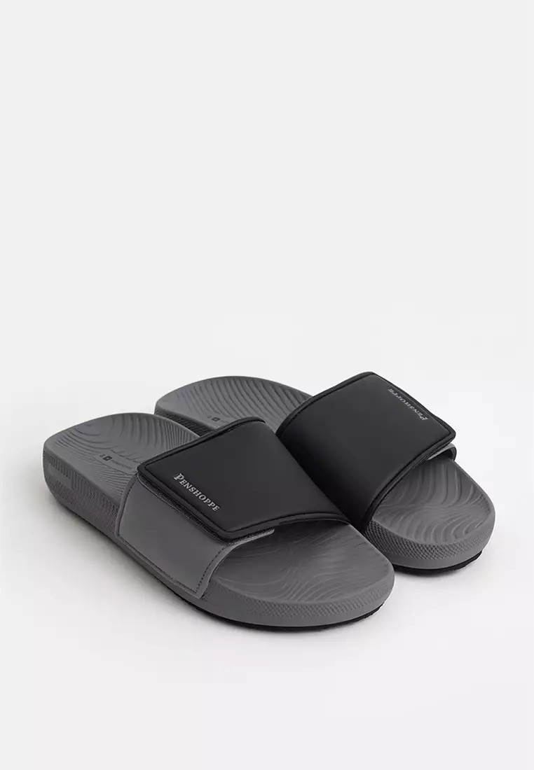 Men's Two-Toned Soft Sole Slides
