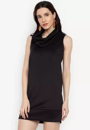 sachin and babi light blue dress Buy Exude Women Black Slim Fit Casual Dress for Women Online @ Tata Cliq main image 0