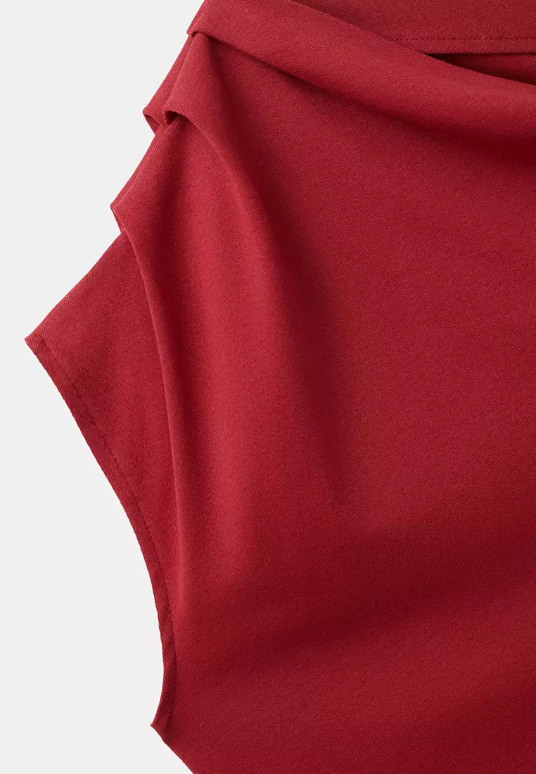 Asymmetric Ruched Top