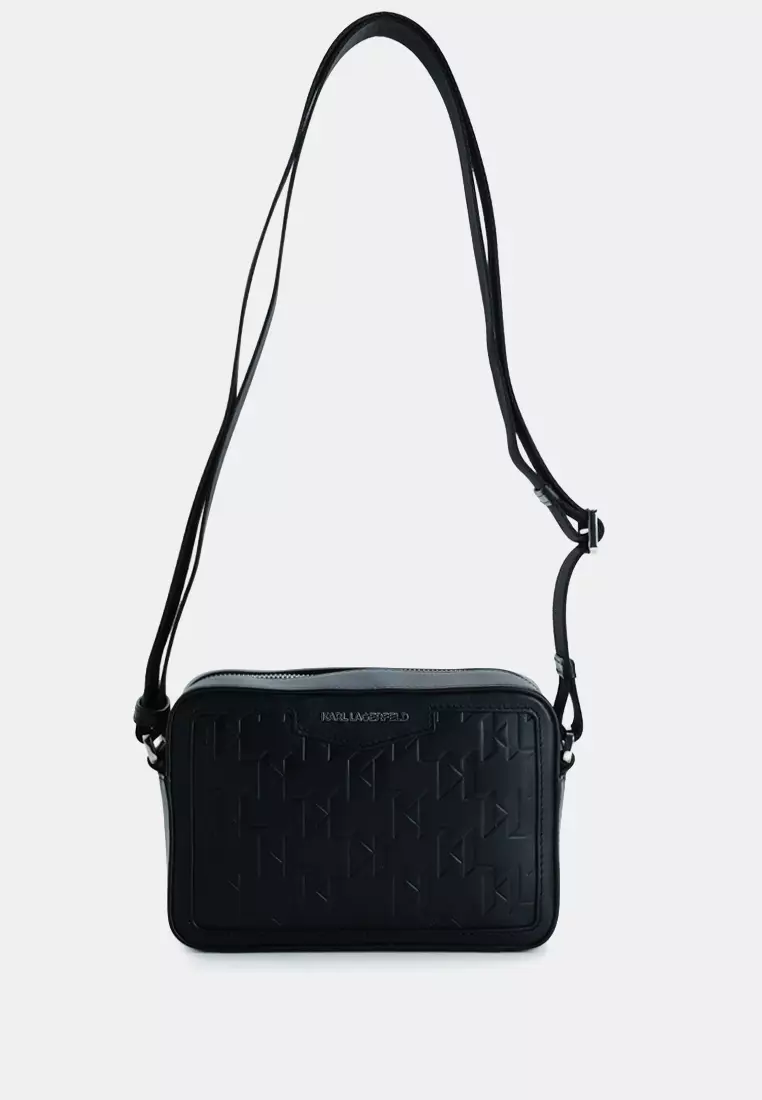 Buy Karl Lagerfeld K/Loom Leather Camera Bag 2026 Online | ZALORA