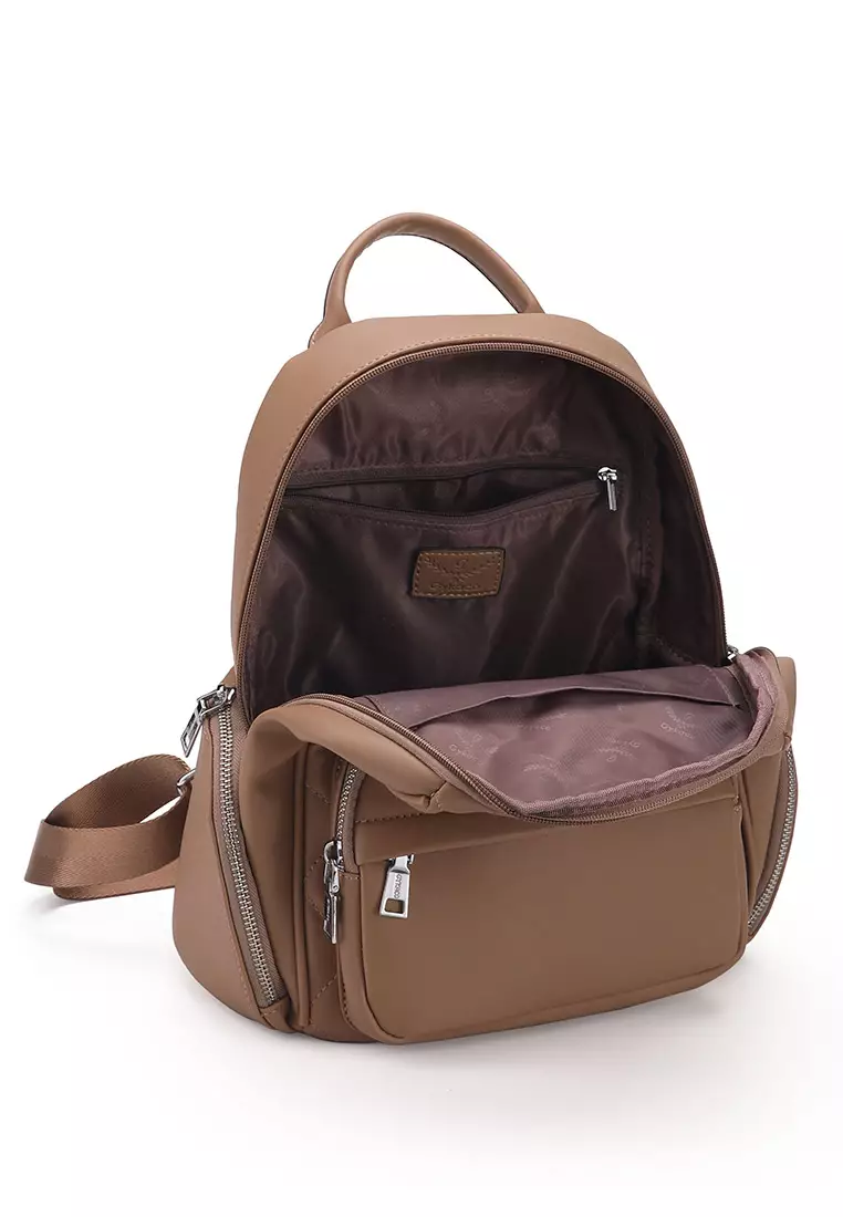 GYKACO ALMA Khaki- Tas Ransel Wanita - Fashion Backpack (IMPORT)