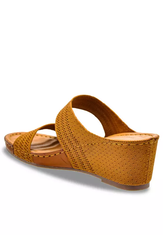 Comfort Slip On Wedge Sandals