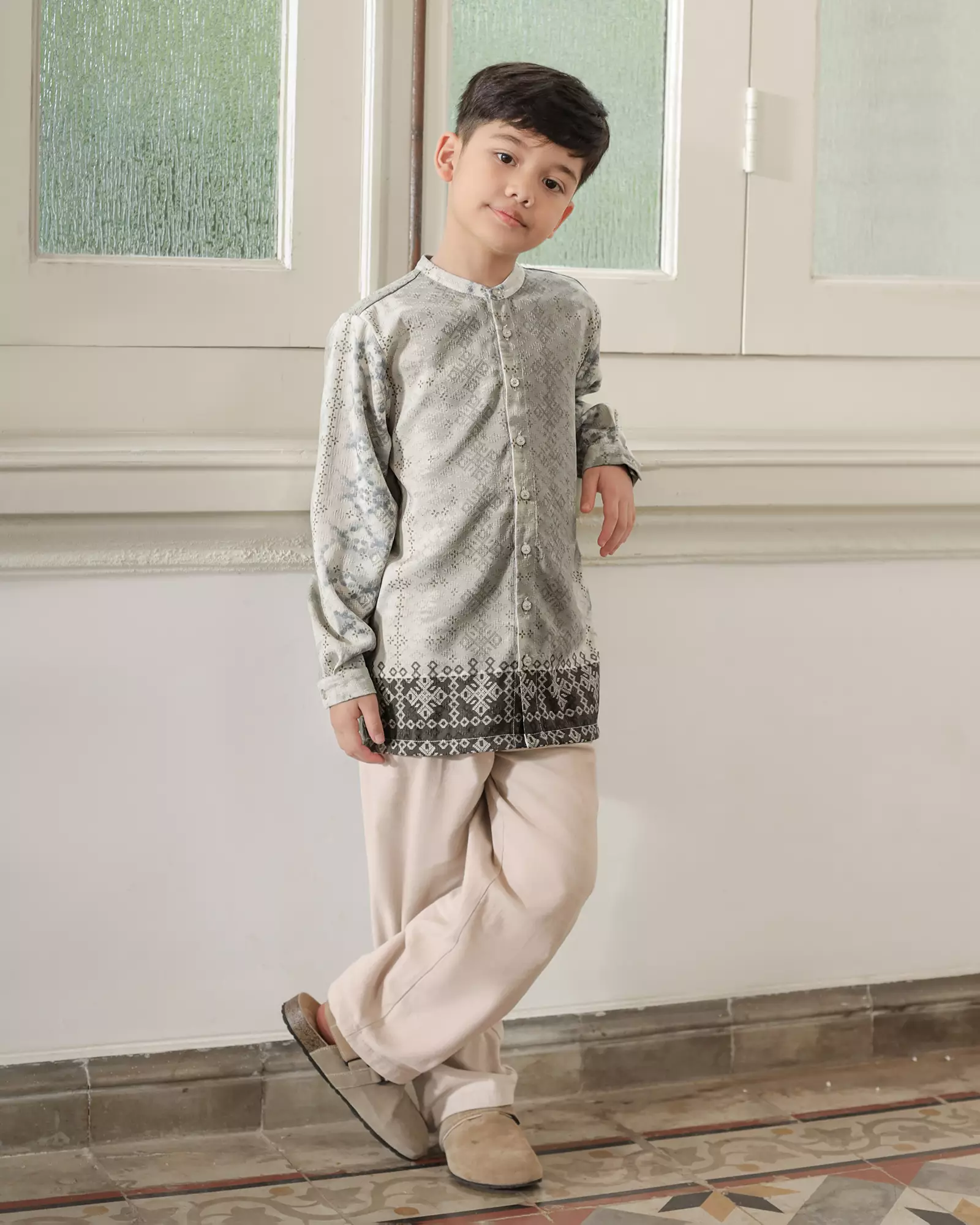 KASEP KALOKA KOKO / KEMEJA KOKO ANAK -  LATTE