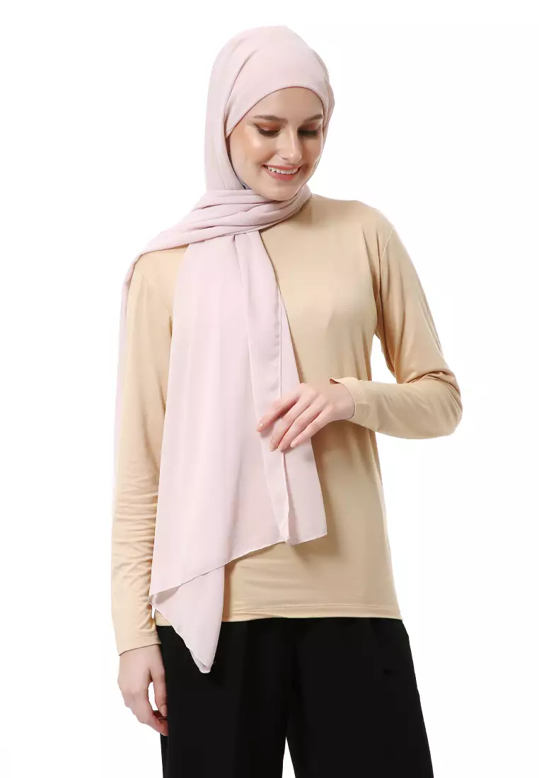 Zhalika Phasmina Motif Polos High Premium Quality - Khaki