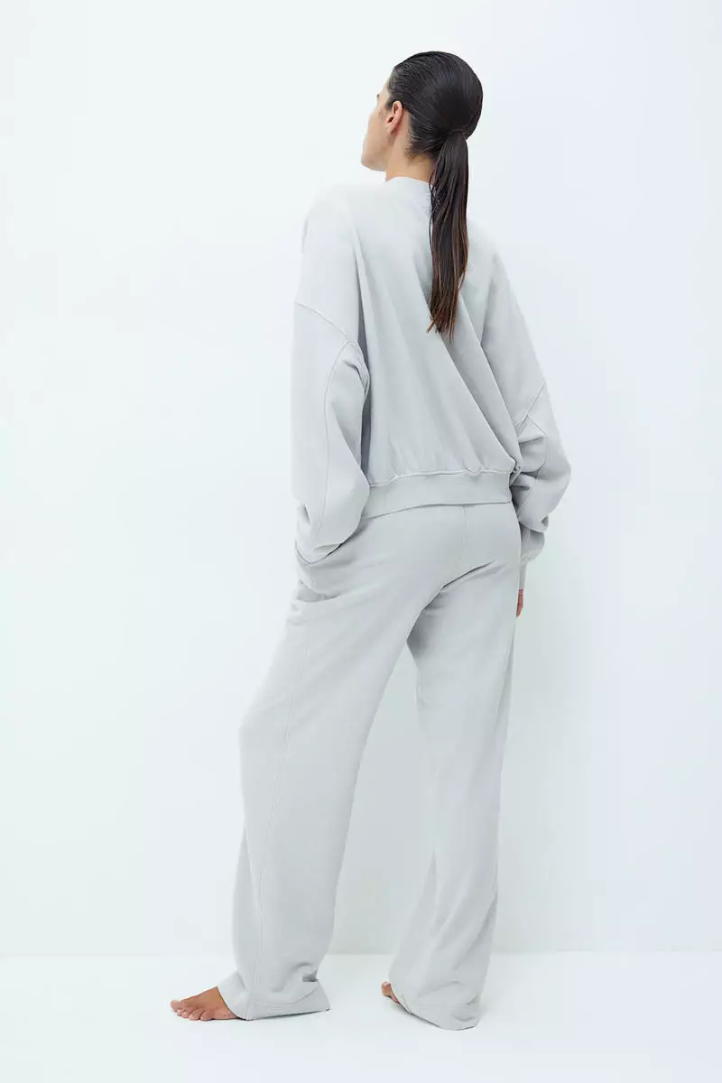 Washed-look sweatpants