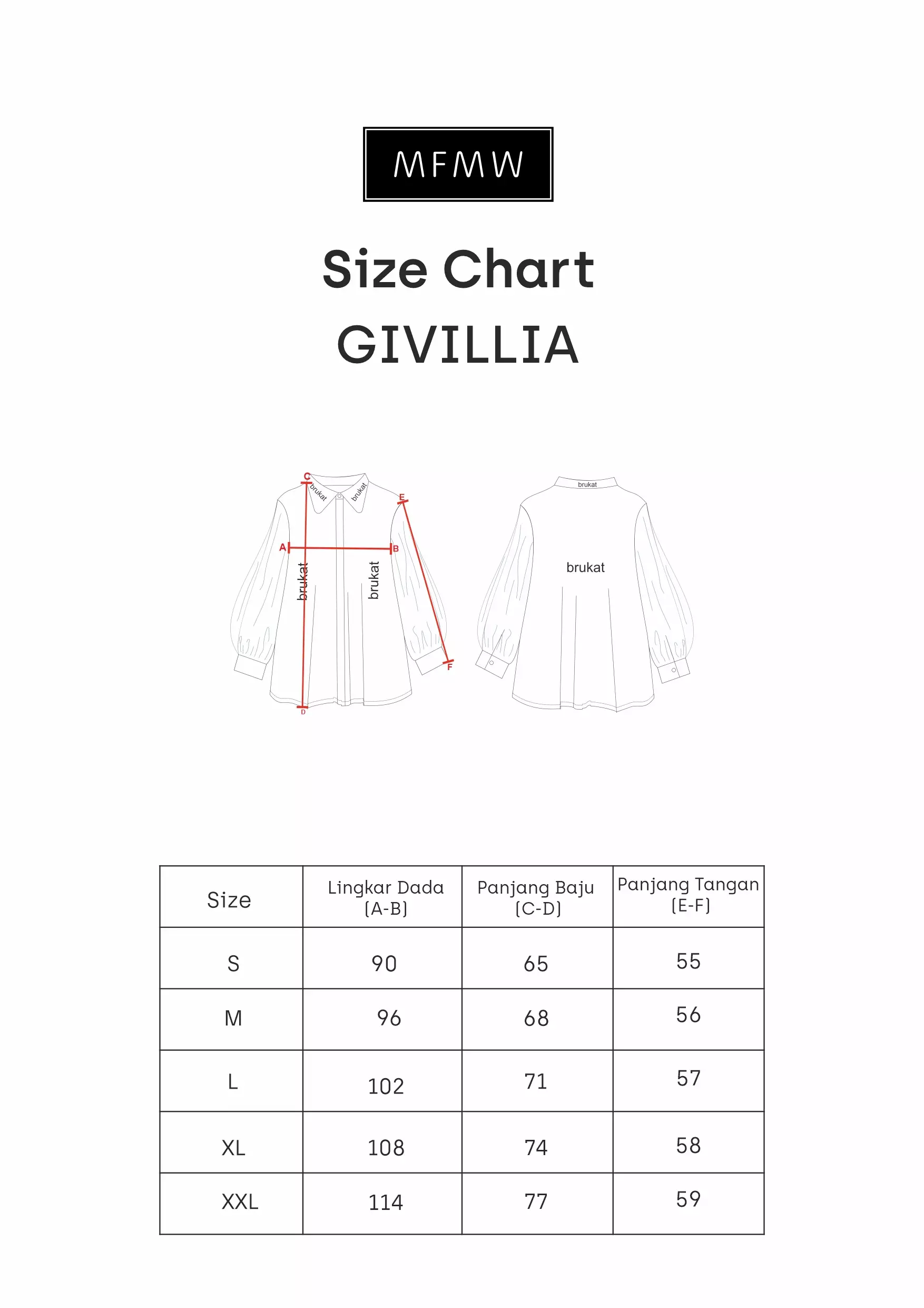 MFMW Givillia Atasan Blouse Brukat Sage