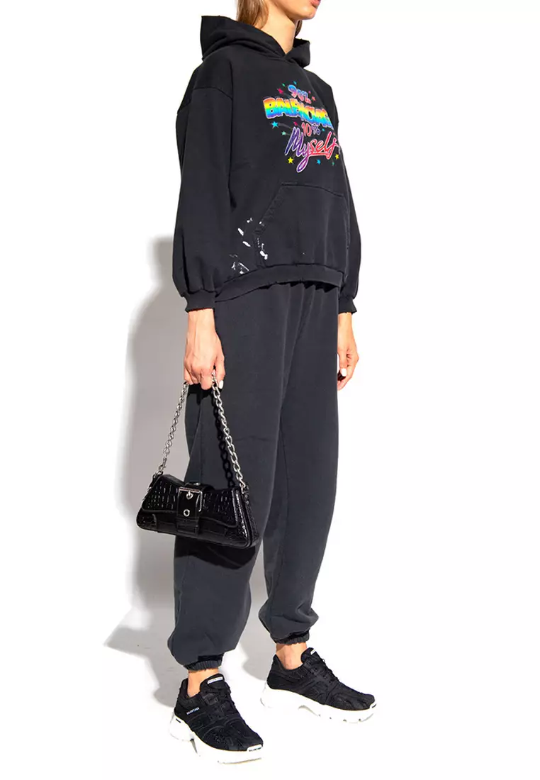 90/10 Small Fit Hoodie in Black