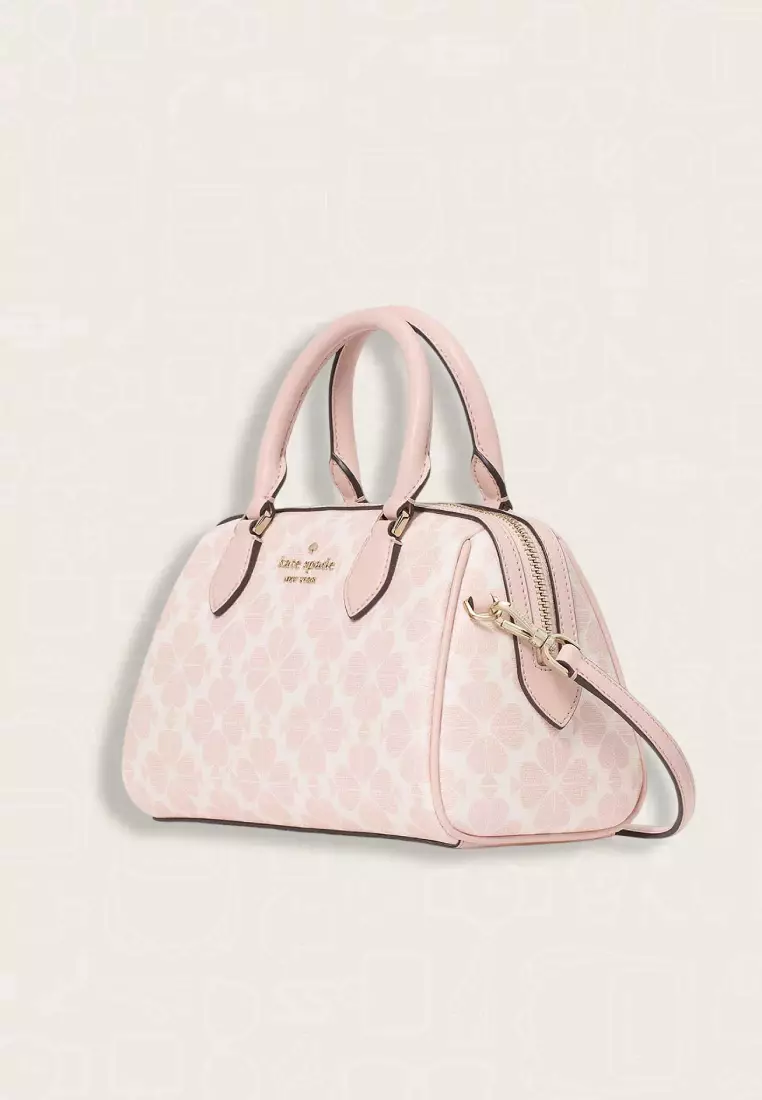 Kate Spade Spade Flower Duffle Crossbody Rose Smoke