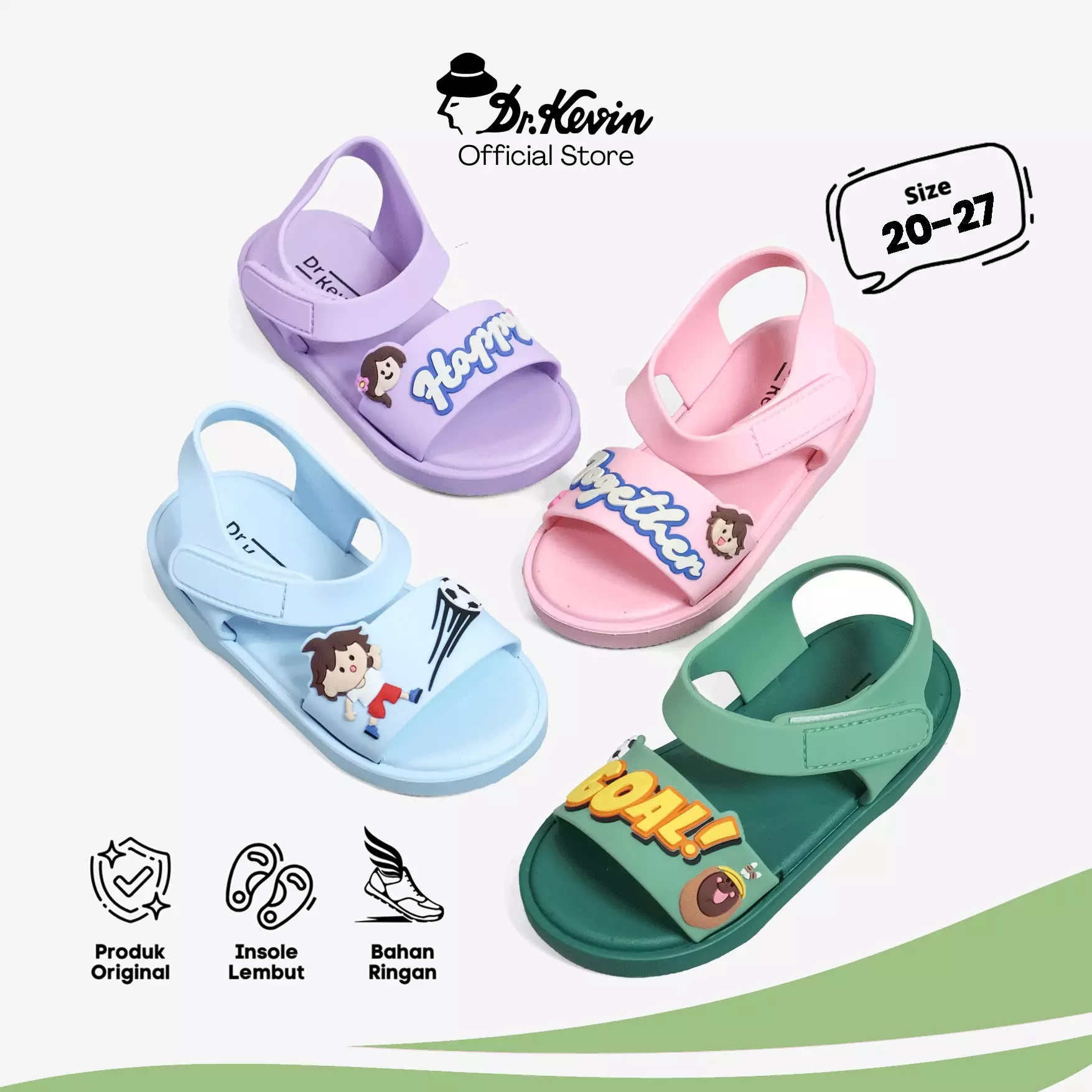 Dr. Kevin Kids Sepatu Sandal Anak Laki-laki & Perempuan Prewalker 161-103
