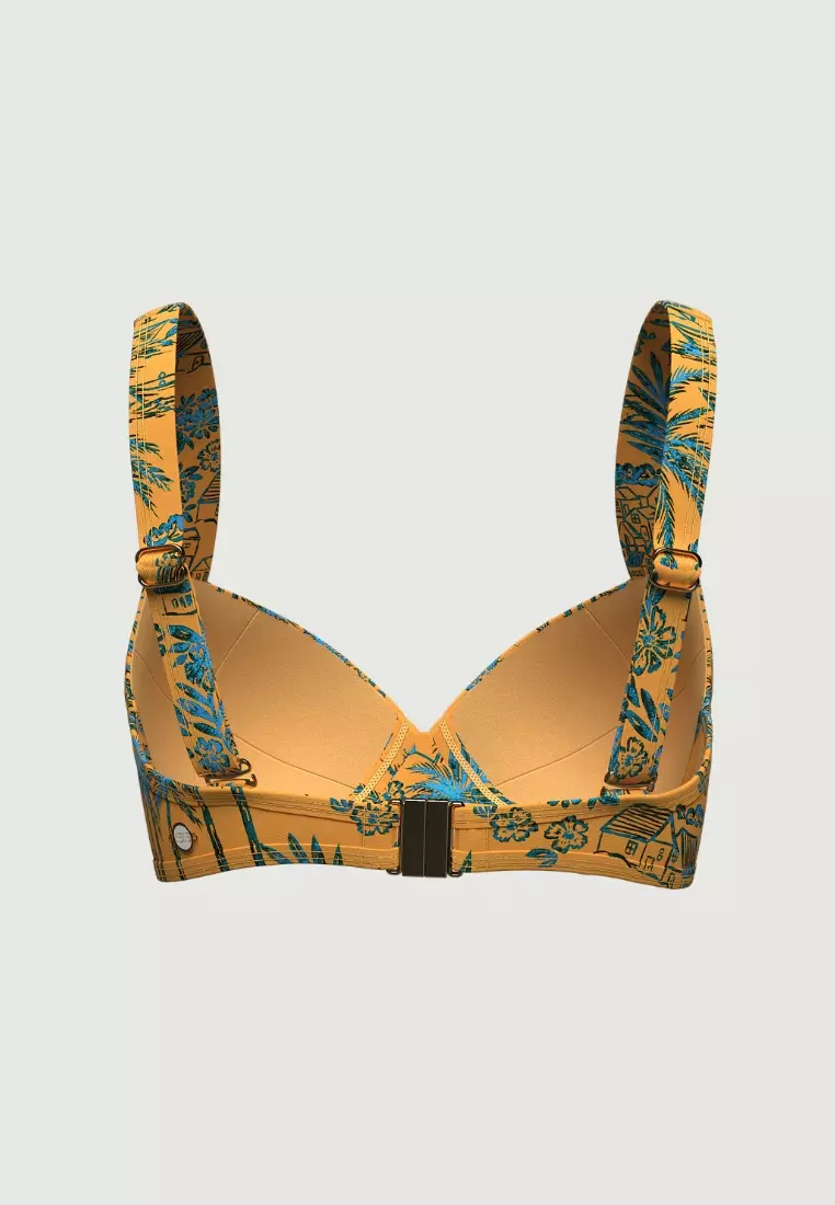 Tropadelic Days Marigold Plus Cup Bikini Top