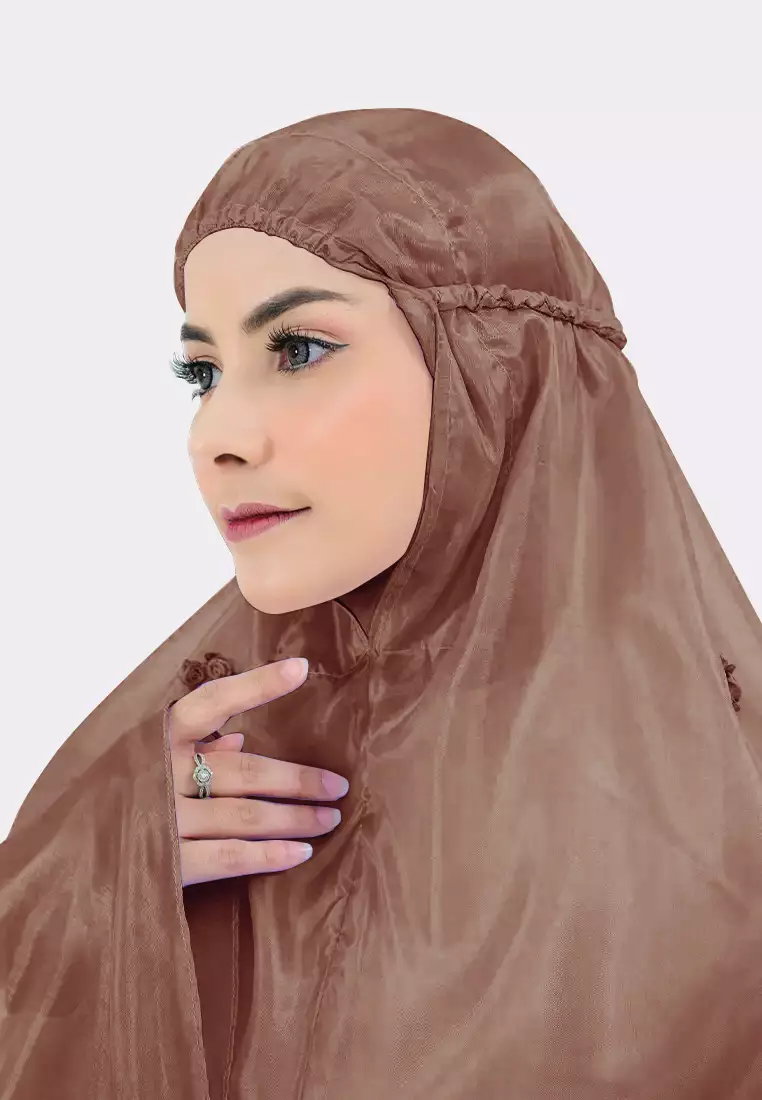 Cotton Bee - Mukena Traveling Syamma Sulam Pouch Mika Prayer Set