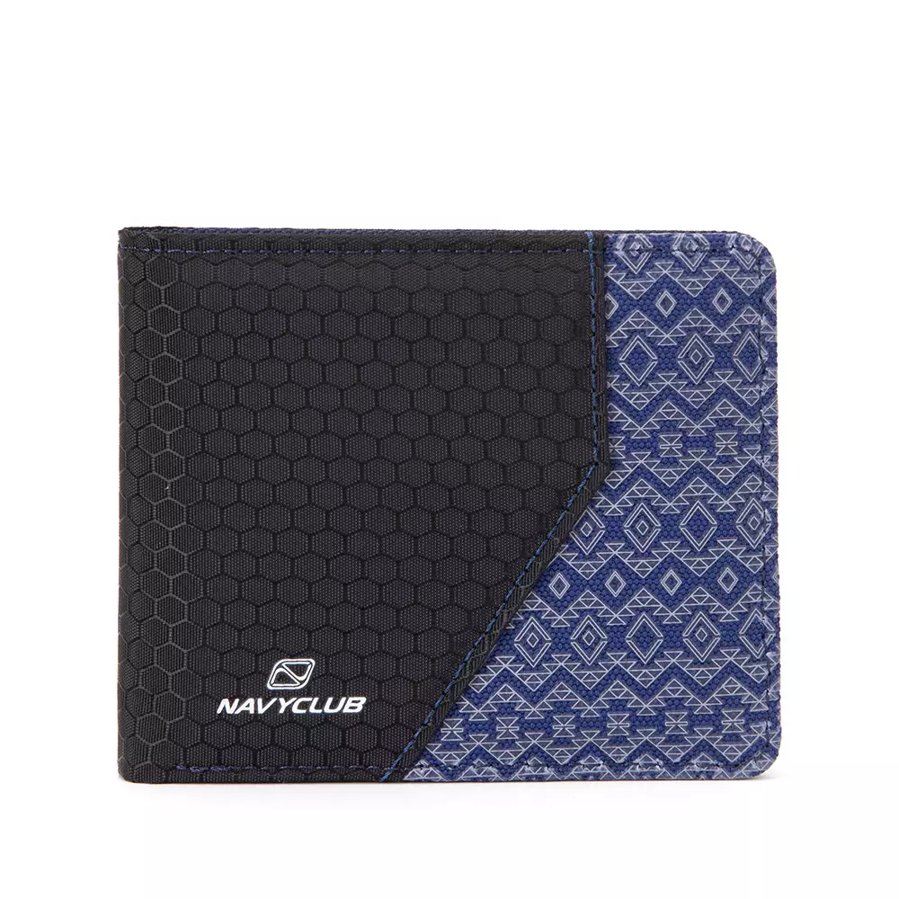 Navy Club Lucio Dompet Pria Kasual - Dompet Lipat Motif Batik Free Box Exclusive