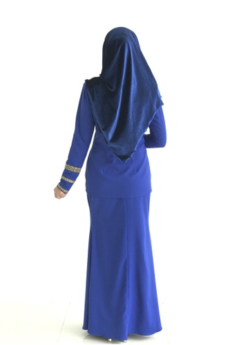 Buy Farosa Kebaya Nazirah (Blue) from Farosa in Blue only 179