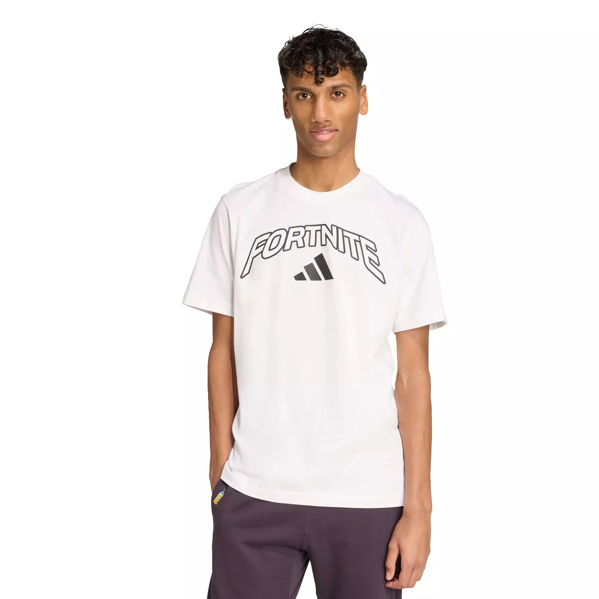 Lifestyle X Fortnite Logo Graphic Tee Men White JV8013