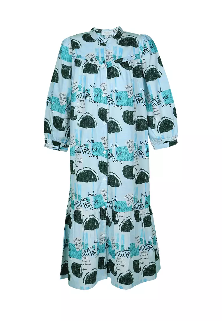 Pito Dito Girl Mantra Dress Panjang Anak Multicolor