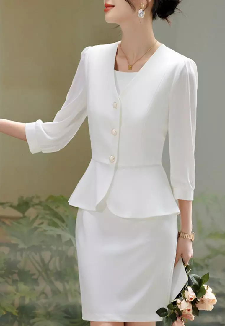 Elegant Single Breasted Suit YGH-EQ6010