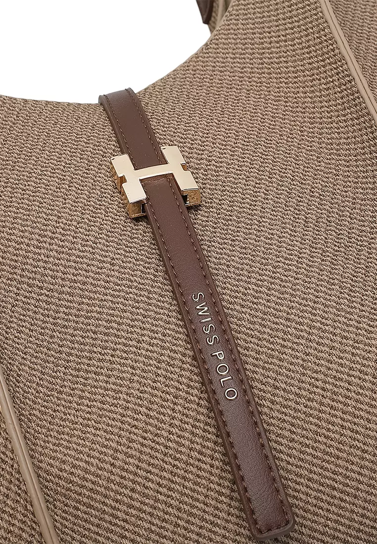 Women's Top Handle Bag / Sling Bag / Crossbody Bag / Shoulder Bag (手拿袋 / 斜孭袋 / 單肩包) - 棕色