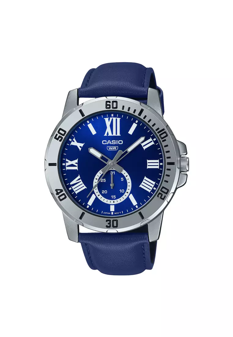 Casio hot sale mtp blue