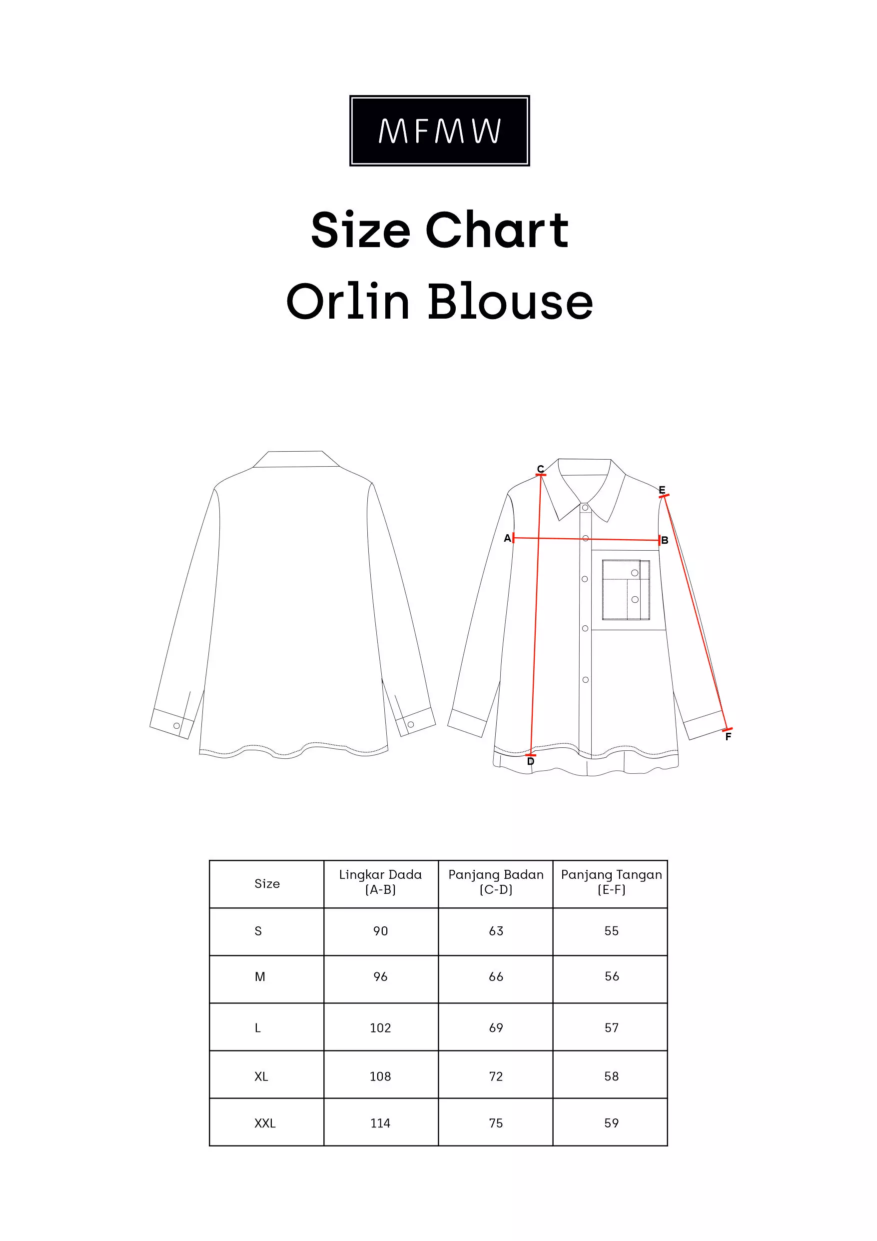 MFMW Orlin Atasan Kemeja Cream