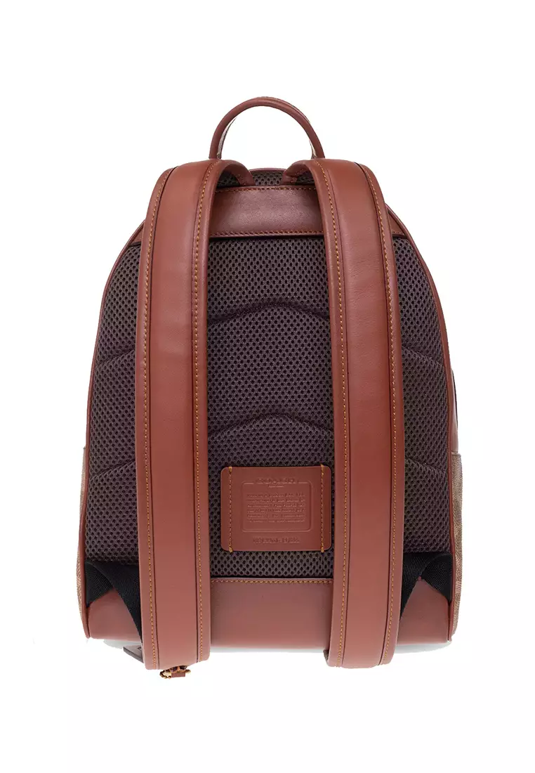 Coach backpack sales tan
